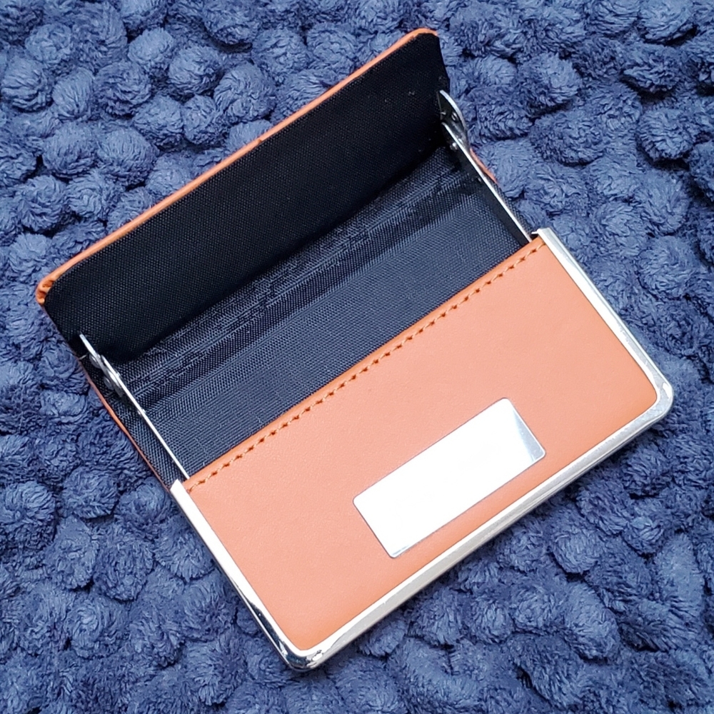 Credit Card Wallet / Business Card Holder Case Leather